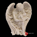 fiberglass angel statue with baby